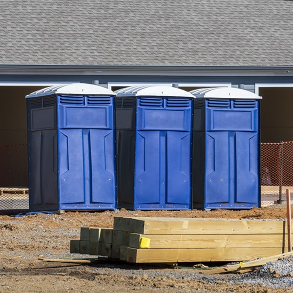 are there any restrictions on where i can place the porta potties during my rental period in Wayne Illinois
